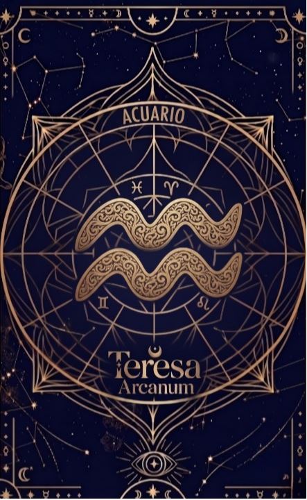 Signo Zodiaco Acuario - Teresa Arcanum